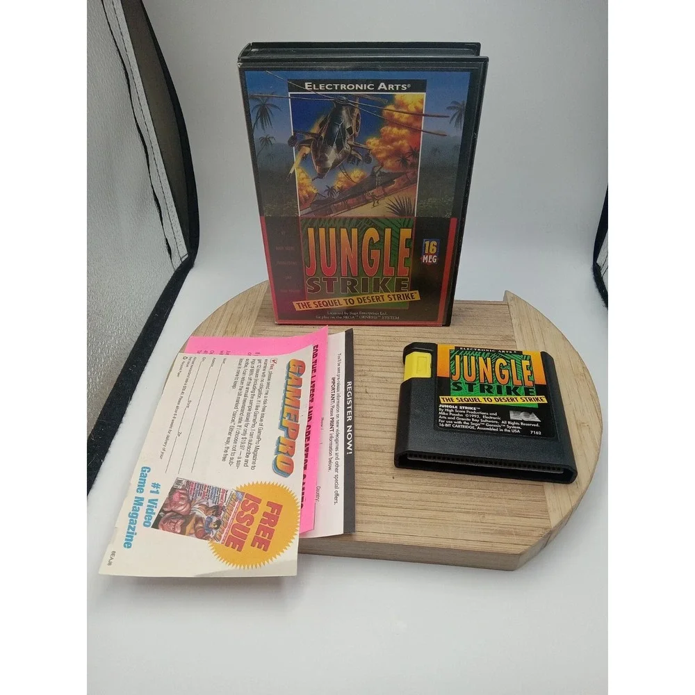 SEGA Genesis Jungle Strike The Sequel‎ to Desert Strike No MANUAL